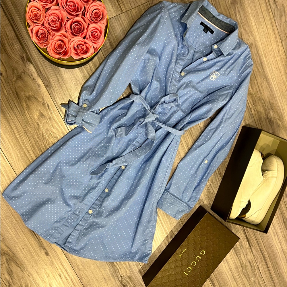 Very trendy shirt-dress 🤍🫧